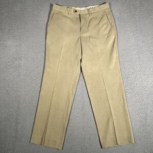 Tommy Bahama Pants Mens 33x30 Brown Trousers Silk Blend Casual Preppy Slacks